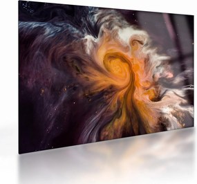 Absztrakt kép - univerzum (üvegen) (70x50 cm)