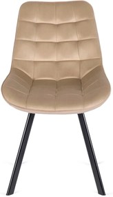 Bézs Bársony Étkezőszék RICK