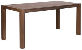 Klasszikus Sötétbarna Fa Étkezőasztal 150 x 85 cm NATURA Beliani