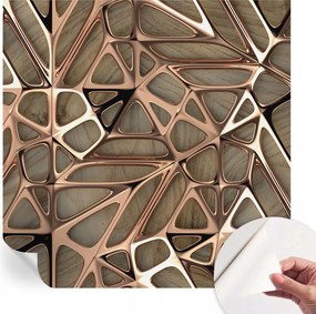 Design fali fotótapéta öntapadós geometrikus minta 250x250 cm