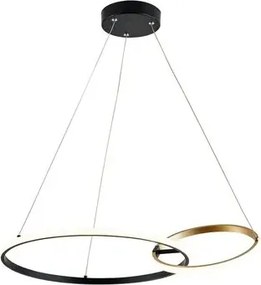 Emilion beltéri függeszték 36w 2150lm ip20 fekete arany