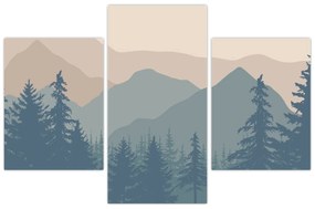 Kép - Türkiz hegység N⁰2 (90x60 cm)