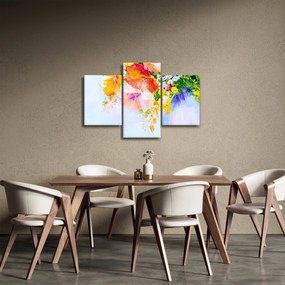 Kép - Virágok, festmény (90x60 cm)