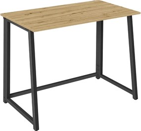 Összecsukható íróasztal MAX 1.0 – artisan tölgy / fekete láb