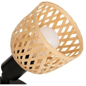 Atmosphera - LIO fali spotlámpa 1xE14/25W/230V bambusz