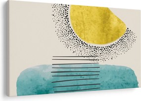 Kép - Absztrakt festmény a strandról N⁰2 (90x60 cm)
