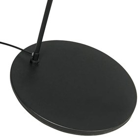 Okos modern íves állólámpa fekete, WiFi G95 - Vinossa