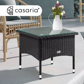Casaria® Rattan asztal / teásasztal - 50 x 50 x 45 cm