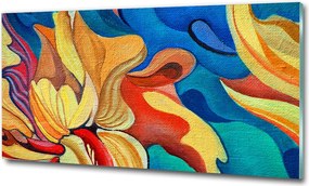 Fotó-üvegkép Absztrakt virág 100x70