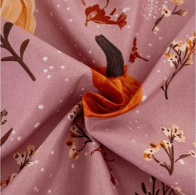 Mikroszálas lepedő PUMPKINS ROSAVIE ódivatú rózsaszín 180x200 cm