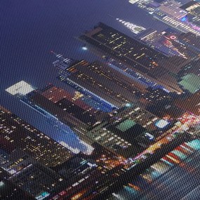 Kép - New York-i felhőkarcolók megvilágítva (90x60 cm)