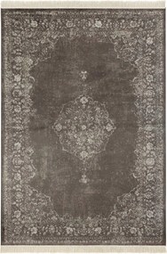 Szőnyeg 195x300cm hagyományos, klasszikus minta a nappaliba, barna-krém