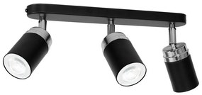 Spotlámpa RENO 3xGU10/8W/230V fekete/króm