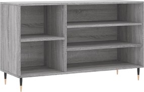 vidaXL szürke sonoma színű szerelt fa cipősszekrény 102x36x60 cm