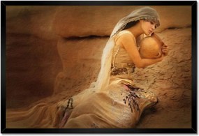 Poszterek keretben 60x40 Keleti szépség