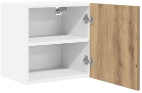 Függő szekrény Riga Artisan tölgy és fehér 40 x 31 x 40 cm