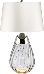 Elstead Lighting LENA SMALL LENA-TL-S-SMOKE-OWSS Asztali lámpa 1X7W/GU10+1x60W/E27