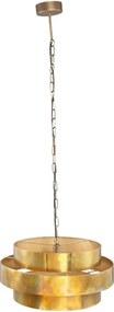PTMD - ZANTH láncos csillár 1xE27/40W/230V, átm. 52 cm, arany
