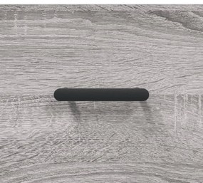 szürke sonoma színű szerelt fa TV-szekrény 102 x 36 x 50 cm