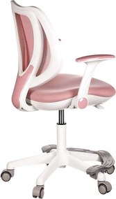 Gyermek szék, magasságállítható, rózsaszín hálós, KA-C806 PINK
