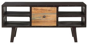 Tömör újrahasznosított fa dohányzóasztal 100 x 50 x 45 cm