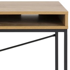 SARON íróasztal tölgy/fekete