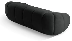 Fekete kanapé 254 cm Diana – Micadoni