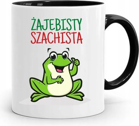 Sakkozóknak Fekete Bögre Születésnapi Ajándéknak, fényképes nyomattal