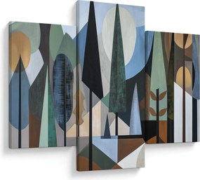 Kép - Természetes geometriai absztrakció II. (90x60 cm)