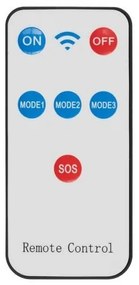 LED Napelemes reflektor érzékelővel INTEGRA LED/3W/3,7V IP44 + távirányító