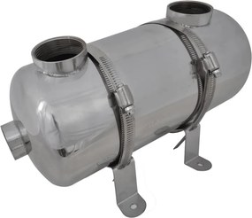 vidaXL Medence hőcserélő 355 x 134 mm 40 kW