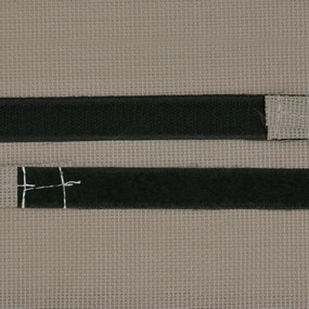 szürke tópszínű napozóágy-fejtámla 40 x 7,5 x 15 cm