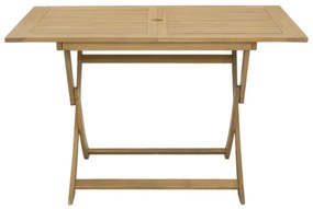 összecsukható tömör akácfa kerti asztal 120 x 70 x 75 cm