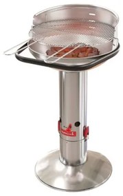 Barbecook BC-CHA-1005 Loewy 50 SST rozsdamentes acél faszenes grill, 51,5x56x99cm