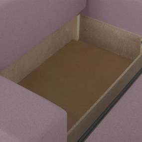 DOLAR2 Kétszemélyes kinyitható kanapé Rózsaszín