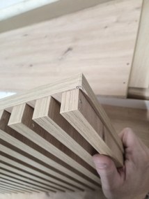 AKCIÓ Fali TV állvány ENTSIAN 150x40cm, artisan tölgy II. osztály