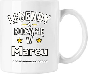 Bögre Legenda Születésnap március Fehér 330ml