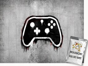 Fotótapéta Flizelina Fal Beton Gaming Pad Kontroller Játék 250x175 ragasztó