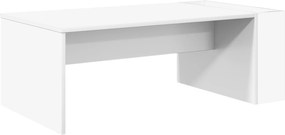 vidaXL Dohányzóasztal Fehér 95 x 50 x 34 cm Faanyag