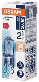 10 db-os készlet HALOPIN G9 sütőizzó 25W/230V 2700K - Osram