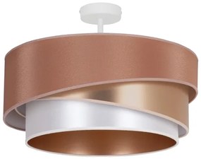 Duolla - Felületre szerelhető csillár KOBO 1xE27/15W/230V átm. 45 cm réz/arany/fehér