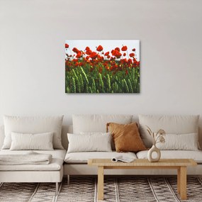 A pipacsok képe a szélben (70x50 cm)