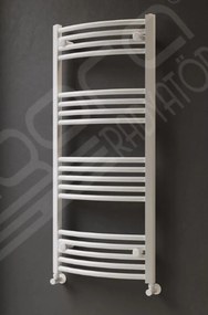 Hunor íves törölközőszárító radiátor fehér, 500x1200 mm