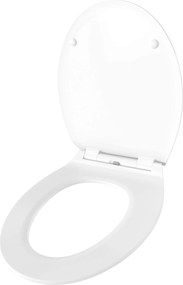 Wc-ülőke Durolast Fehér Strapabíró Lassan Ereszkedő Kihúzható Szilárd