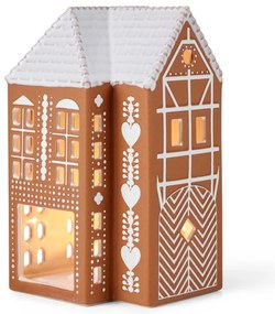 Kerámia gyertyatartó teamécseshez Gingerbread Lighthouse – Kähler Design