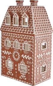 GINGERBREAD kerámia mézeskalács ház 30 cm