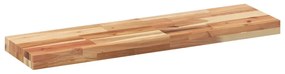 olajbevonatú tömör akácfa függőpolc 100 x 20 x 4 cm