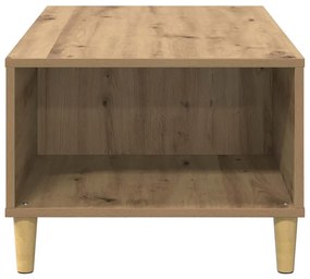 vidaXL Dohányzóasztal fiókkal Artisan tölgy 90 x 50 x 35 cm Faanyag