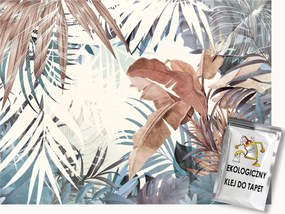 Fotótapéta Flizelina Levelek Monster Pálma Növényzet Boho 200x140 ragasztó