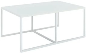 BARBOSSA Dohányzóasztal Fehér Színben 102 cm 2